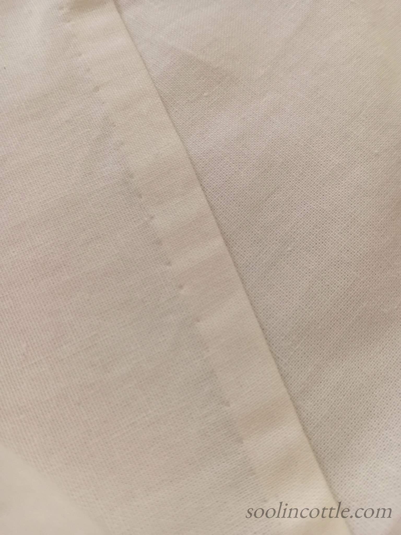 cotton blouse blind hem