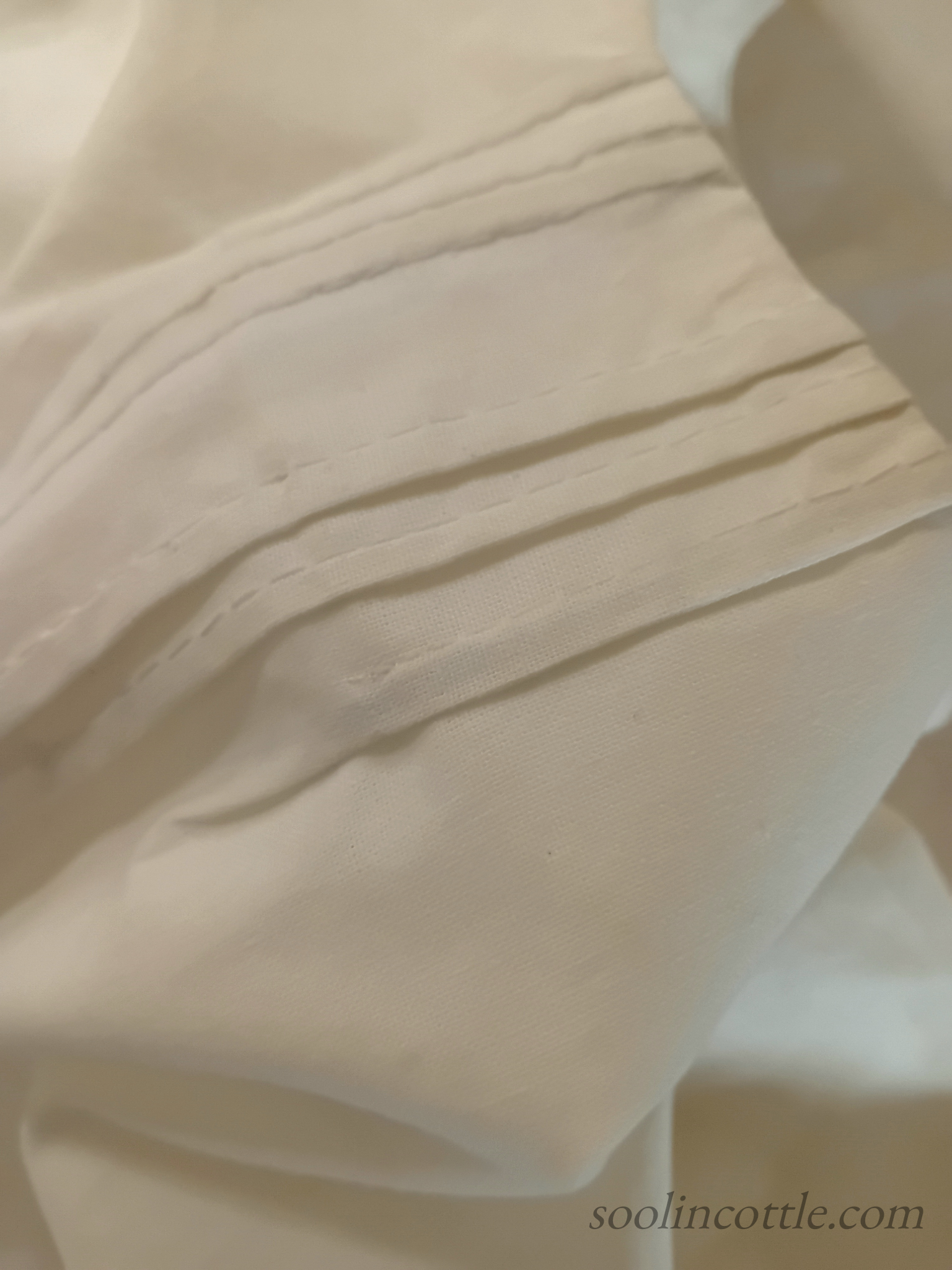 cotton blouse pintucks